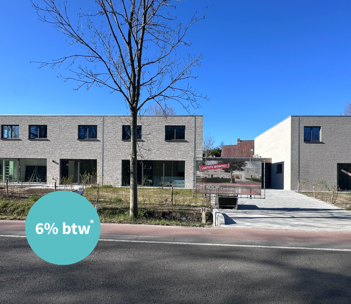 Koksijde 3 woningen te koop 6% btw instapklaar Robert Vandammestraat 194
