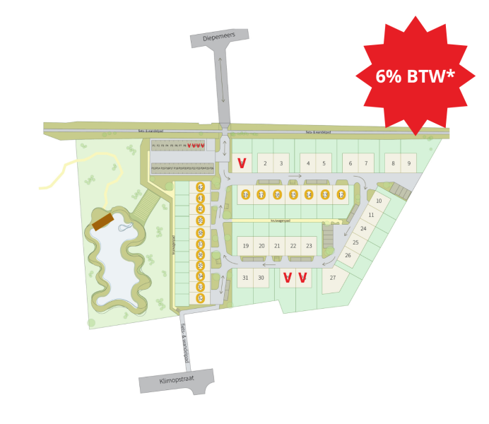 nieuwbouwproject De Kèèsefabrieke te Poperinge bouwgrond te koop