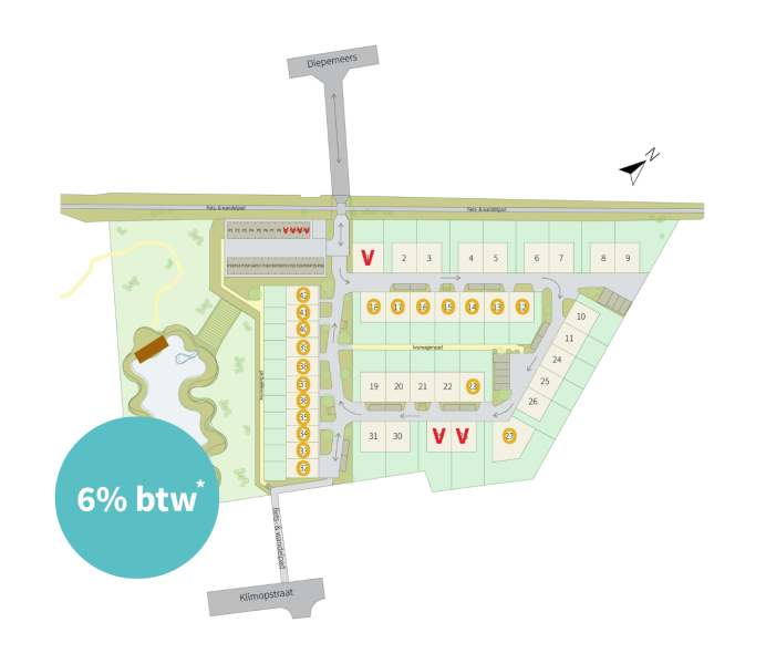 nieuwbouwproject De Kèèsefabrieke te Poperinge bouwgrond te koop