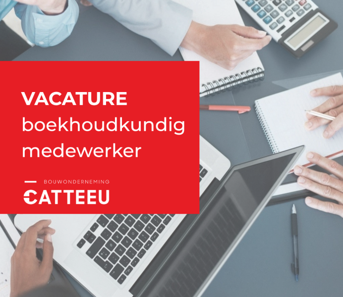 vacature boekhoudkundig medewerker bouwonderneming Catteeu Lo-Reninge