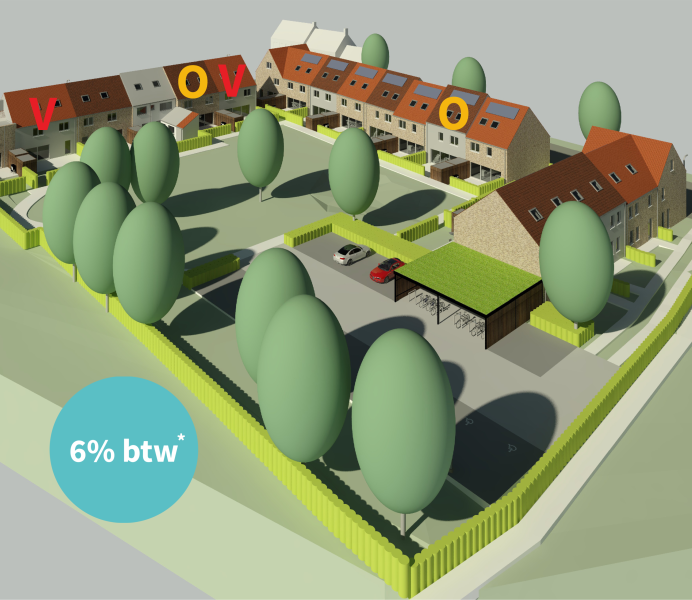 de lelie Beauvoorde nieuwbouwwoningen Veurne