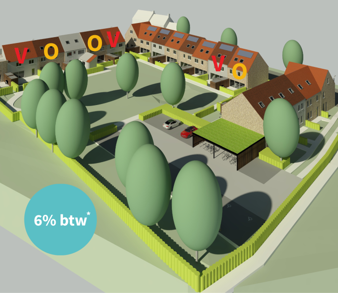 Catteeu De Lelie Beauvoorde Veurne te koop nieuwbouwwoning 6% BTW