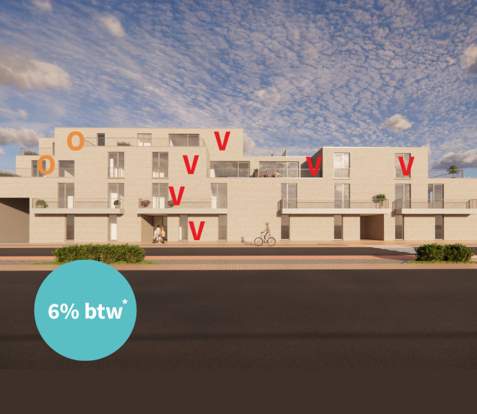 residentie Zaeyers nieuwbouwappartementen centrum Veurne