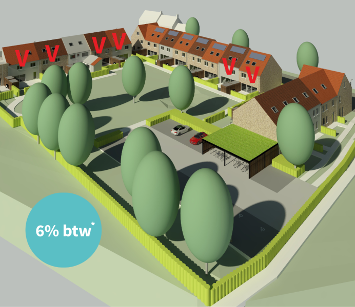 Catteeu De Lelie Beauvoorde Veurne te koop nieuwbouwwoning 6% BTW