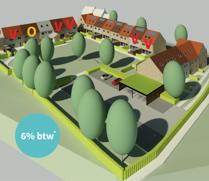 Catteeu De Lelie Beauvoorde Veurne te koop nieuwbouwwoning 6% BTW