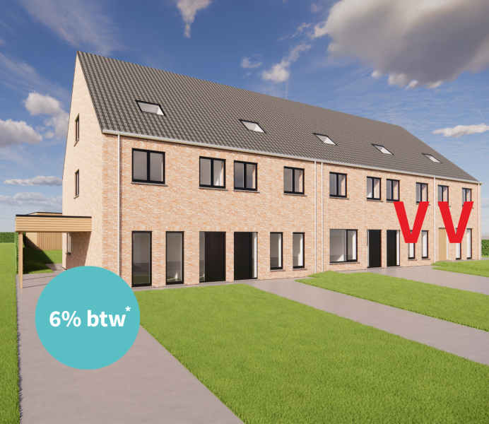 Catteeu te koop Reningelst Baljuwstraat nieuwbouwwoning