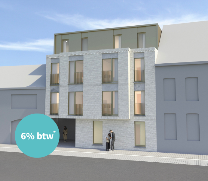 residentie Bruggehof Poperinge Bruggestraat nieuwbouw