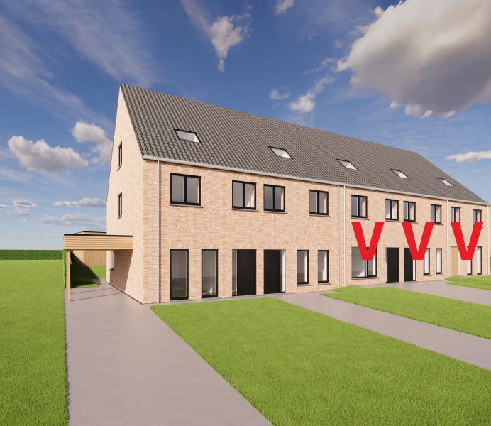 Catteeu te koop Reningelst Baljuwstraat nieuwbouwwoning