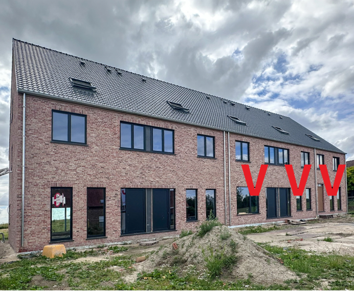Catteeu te koop Reningelst Baljuwstraat nieuwbouwwoning investeren Poperinge