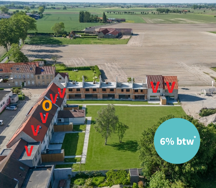 woningen te koop nieuwbouw Beauvoorde Veurne