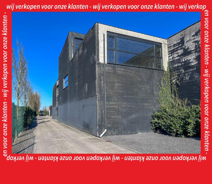 loods met burelen en casco ruimte te koop Albert I laan Veurne industrieterrein