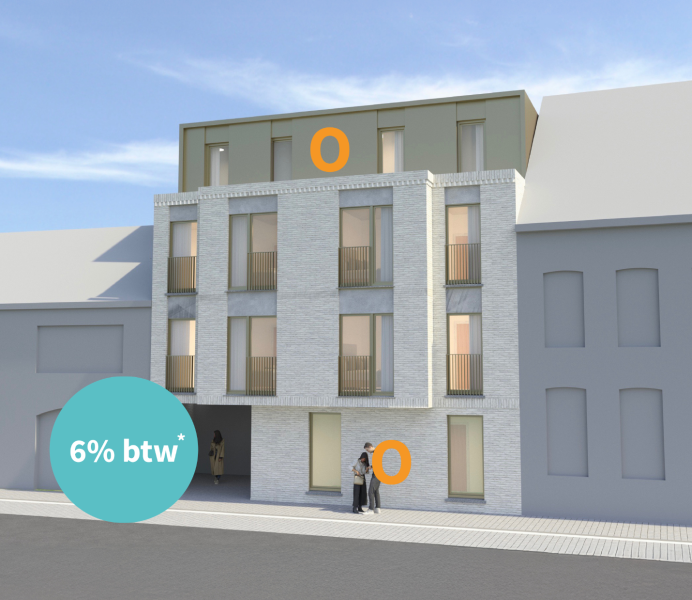 residentie Bruggehof Poperinge Bruggestraat nieuwbouw